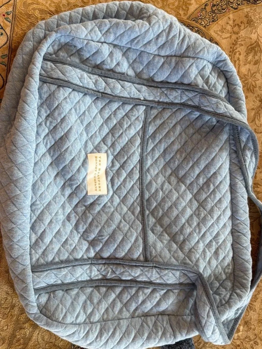 The Beaufort Bonnet Company Quilted Light Blue Kids Bag